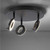 Paul Neuhaus Sileda 3 Light Anthracite Adjustable Plate LED IP44 Bathroom Ceiling Light 