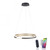 Q-Beluga Smart Black and Matt Brass LED Ring Pendant