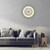 Leuchten Direkt Vertigo Remote Control Matt Brass Round 46.5cm LED Flush Ceiling Light 