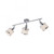 Accor 3 Light Polished Chrome Adjustable Ceiling Spotlight