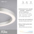 Pure-Lines Aluminum Round 30W LED Flush Ceiling Light
