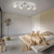 Leuchten Direkt Accor 4 Light Polished Chrome Adjustable Ceiling Spotlight 