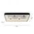 Vertigo Black Rectangle Remote Control LED Flush Ceiling Light