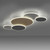 Q-Piato Anthracite with Multi Color Diffuser 49W LED Flush Ceiling Light