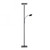 Hans 2 Light Black Square LED Floor Lamp