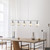 Accor 5 Light Polished Chrome Bar Pendant Light