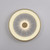 Vertigo Remote Control Matt Brass Round 61cm LED Flush Ceiling Light