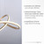 Leuchten Direkt Maria Matt Brass LED Ringed Pendant Light 