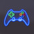 Leuchten Direkt Neon-GAMER Multi Colour Joystick LED Wall Light 