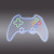 Leuchten Direkt Neon-GAMER Multi Colour Joystick LED Wall Light 