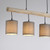 Green Tribu 4 Light Taupe Bar Pendant Light