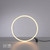 Leuchten Direkt Ritus Anthracite Ring LED Table Lamp 