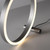 Leuchten Direkt Ritus Aluminium Ring LED Table Lamp 