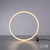 Leuchten Direkt Ritus Aluminium Ring LED Table Lamp 
