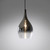 Pilua 3 Light Chrome with Smoke Glass Bar Pendant Light