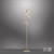 Curls 2 Light Matt Brass LED Floor Lamp