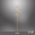Leuchten Direkt Curls 2 Light Matt Brass LED Floor Lamp 