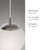 Bolo 20cm Opal Globe Single Pendant Light