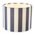 Dar Lighting Cicada Blue Stripe 20cm Shade Only 