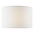Dar Lighting Drago Ivory Linen 32cm Drum Shade Only 