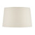 Iffley Cream Faux Silk 25cm Tapered Drum Shade Only
