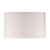 Dar Lighting Madrid White Faux Silk 42.5cm Drum Shade Only 