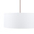 Dar Lighting Isla Ivory 40cm Easy Fit Pendant Shade Only 