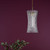 Loire Natural Brass and Clear Glass Pendant Light