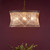 Loire 6 Light Natural Brass and Clear Glass Pendant Light