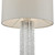 Dar Lighting Lazio Grey Faux Silk 30cm Drum Shade Only 
