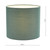 Chloris Green Cotton 18cm Drum Shade Only