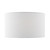 Erebus White Linen 35cm Drum Shade Only