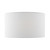 Dar Lighting Erebus White Linen 35cm Drum Shade Only 