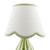 Aimee Twin Pack Green Ceramic with Ivory Shade Table Lamp