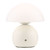 Caesar White with Opal Glass Rechargeable LED Table Lamp