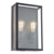 Mazin 2 Light Matt Black with Clear Glass Outdoor Wall Light