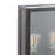 Mazin 2 Light Matt Black with Clear Glass Outdoor Wall Light