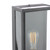 Mazin Matt Black with Clear Glass Outdoor Wall Light