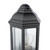 Nelson Matt Black with Clear Glass Outdoor Wall Light
