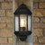 Nelson Matt Black with Clear Glass Outdoor Wall Light