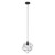 Eglo Lighting Straiton Black Steel Small Square Pendant Light