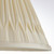 Endon Lighting Chatsworth 10 inch Box Pleat Ivory Silk Shade Only - Clearance 