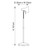 Endon Lighting Amalfi Satin Nickel with Gloss White Adjustable Floor Lamp - Clearance 