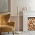 Endon Lighting Higgledy Gloss Almond White Base Only Floor Lamp - Clearance 