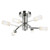 Endon Lighting Havana 6 Light Chrome with Acid Glass Semi-Flush Ceiling Light - Clearance 