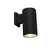 Searchlight Outdoor Black with Clear Glass IP54 Wall Light - Clearance 