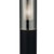 Searchlight Battoon Black with Smoked Acrylic Diffuser IP44 Post Light - Clearance 