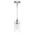 Searchlight Duo I Satin Silver with Double Glass Pendant Light - Clearance 