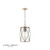 Laura Ashley Lighting Beckworth Antique Brass with Glass Pendant Light - Clearance 