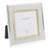 Laura Ashley Lighting Laura Ashley Harrison Photo Frame Polished Silver Linen 5x5" - Clearance 